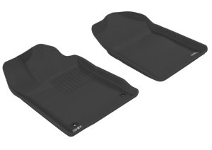 Toyota Avalon Floor Mats - Front - 3D MAXpider - Kagu - Black - `05-`12 Toyota Avalon Floor Mats - Front - 3D MAXpider - Kagu - Black - `05-`12